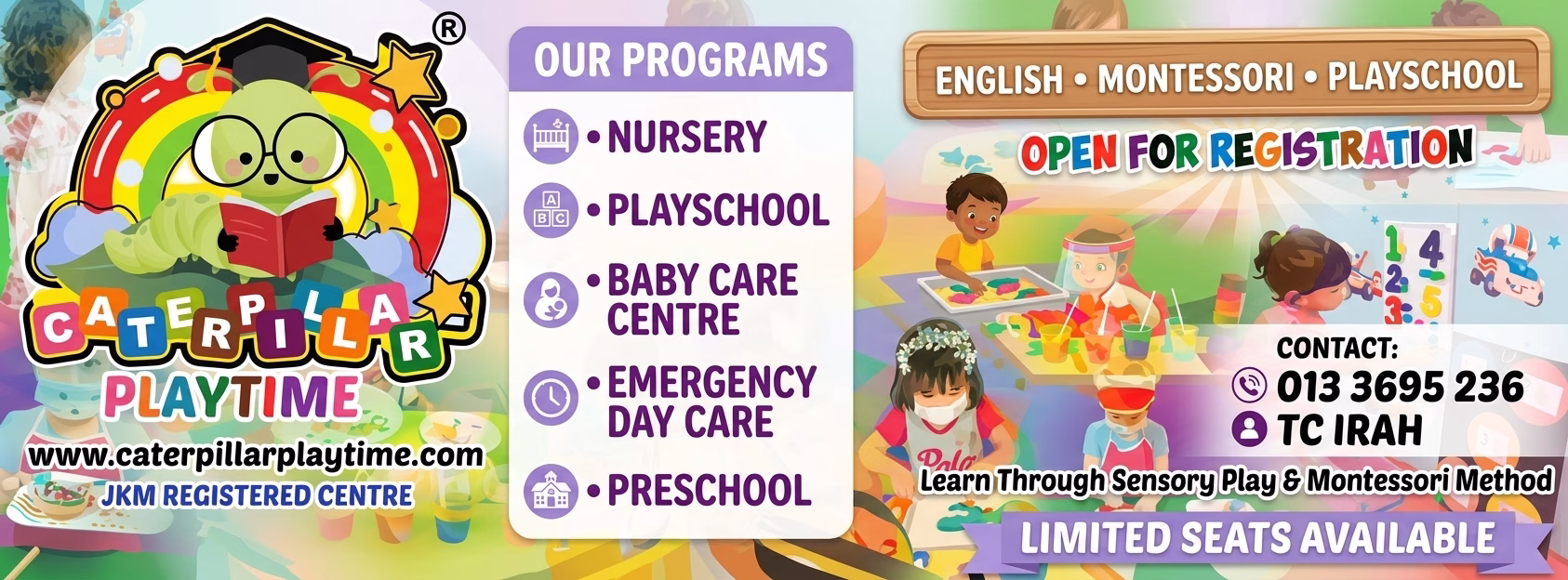 Intake 2027 Caterpillar Playtime Playschool Preschool